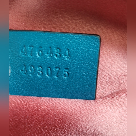 Gucci Marmont Blue Suede Belt Bag - Picture 16 of 16